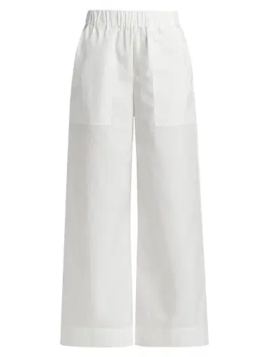 Simkhai Women's Arden Wide-Leg Pants - White - Size XS | Thumbnail 1 Simkhai Women's Arden Wide-Leg Pants - White - Size XS | Thumbnail 1