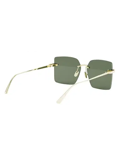 Dior Women's C S3U 60MM Square Sunglasses - Shiny Gold Green | Thumbnail 6