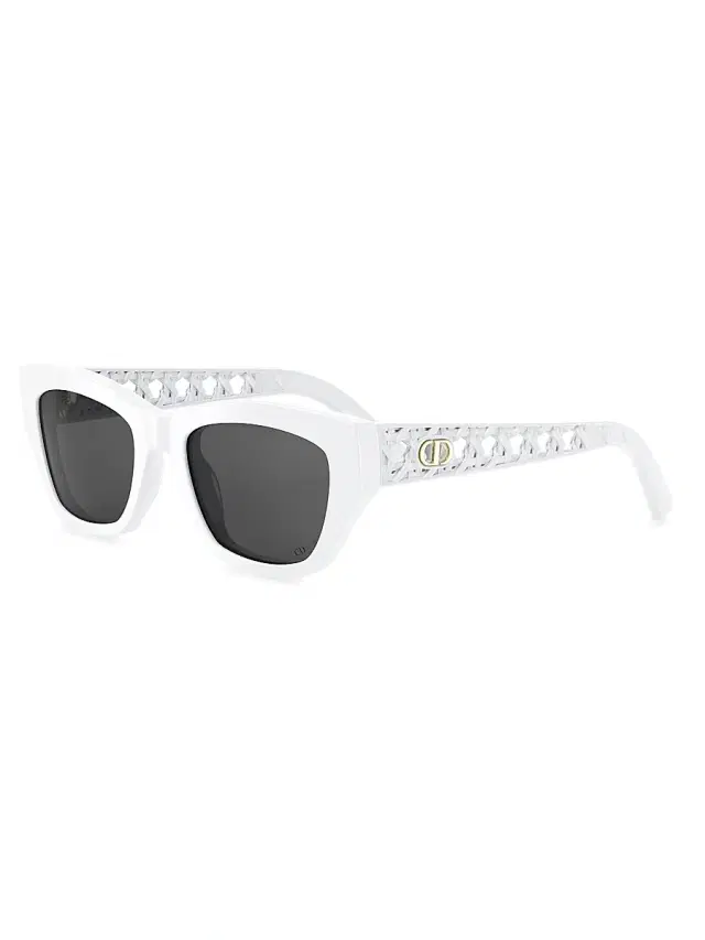 Dior Women's Very S2I 53MM Butterfly Sunglasses - White Smoke