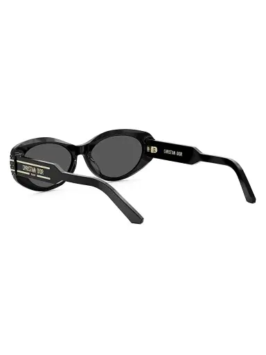 Dior Women's DiorSignature B8U 53MM Studded Butterfly Sunglasses - Black Smoke | Thumbnail 4 Dior Women's DiorSignature B8U 53MM Studded Butterfly Sunglasses - Black Smoke | Thumbnail 4