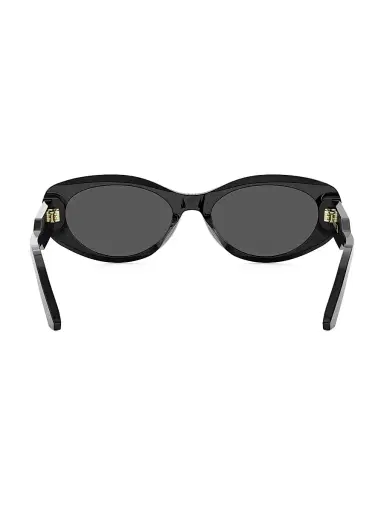 Dior Women's DiorSignature B8U 53MM Studded Butterfly Sunglasses - Black Smoke | Thumbnail 5 Dior Women's DiorSignature B8U 53MM Studded Butterfly Sunglasses - Black Smoke | Thumbnail 5