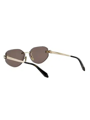 BVLGARI Women's Serpenti Forever 58MM Oval Sunglasses - Gold Brown | Thumbnail 4