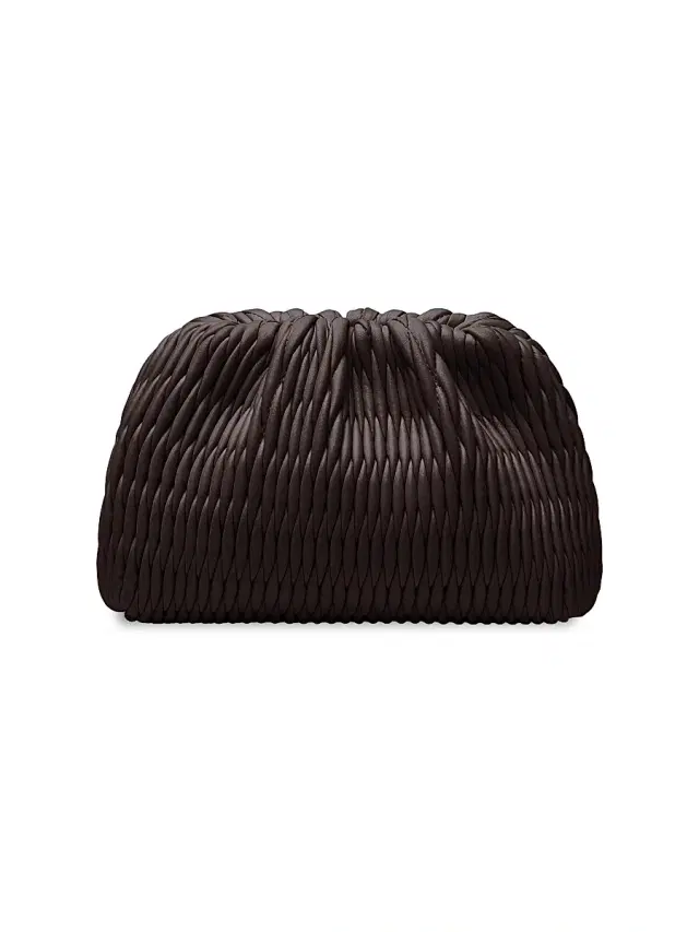 A.L.C. Women's Enzo Faux-Leather Clutch - Chocolate Plum