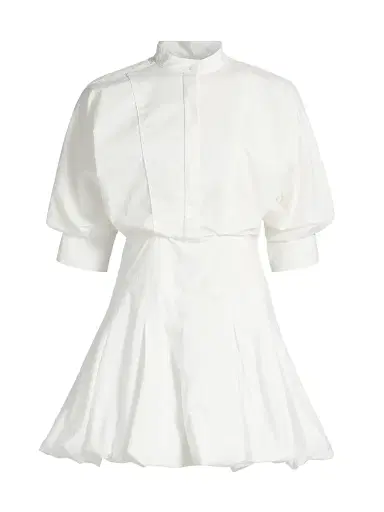 Simkhai Women's Effie Bubble Mini Shirtdress | Thumbnail 1 Simkhai Women's Effie Bubble Mini Shirtdress | Thumbnail 1