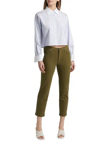 Frame Women's The Borrowed Crop Jeans | Thumbnail 2 Frame Women's The Borrowed Crop Jeans | Thumbnail 2