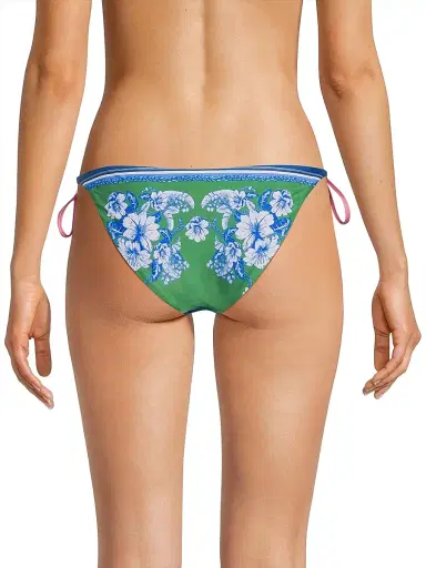 Farm Rio Women's Floral Mixed Scarves Bikini Bottom | Thumbnail 5 Farm Rio Women's Floral Mixed Scarves Bikini Bottom | Thumbnail 5