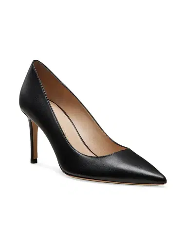 Stuart Weitzman Women's Stuart Power 75MM Leather Pumps | Thumbnail 2 Stuart Weitzman Women's Stuart Power 75MM Leather Pumps | Thumbnail 2