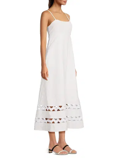 Lilly Pulitzer Women's Haliey Faille Midi-Dress | Thumbnail 4