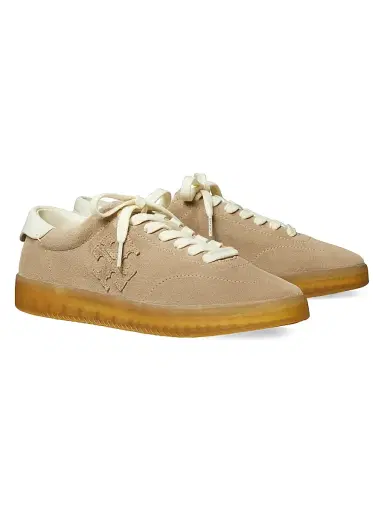 Tory Burch Women's Phoenix Suede Sneakers - Avola - Size 9.5 | Thumbnail 2