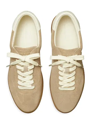 Tory Burch Women's Phoenix Suede Sneakers - Avola - Size 9.5 | Thumbnail 3