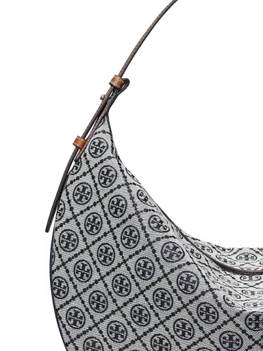 Tory Burch Women's T Monogram Balloon Logo Shoulder Bag - Tory Navy | Thumbnail 7 Tory Burch Women's T Monogram Balloon Logo Shoulder Bag - Tory Navy | Thumbnail 7