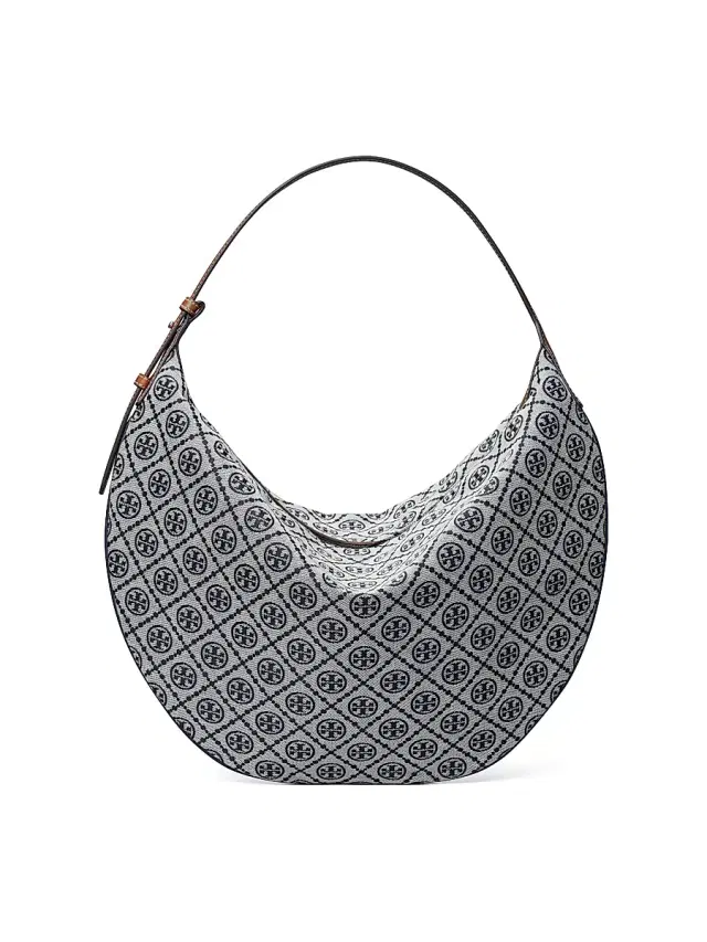 Tory Burch Women's T Monogram Balloon Logo Shoulder Bag - Tory Navy