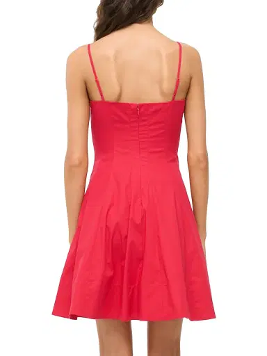 Staud Women's Wylie Cotton Poplin Fit & Flare Minidress | Thumbnail 5 Staud Women's Wylie Cotton Poplin Fit & Flare Minidress | Thumbnail 5
