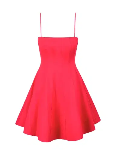 Staud Women's Wylie Cotton Poplin Fit & Flare Minidress | Thumbnail 1 Staud Women's Wylie Cotton Poplin Fit & Flare Minidress | Thumbnail 1