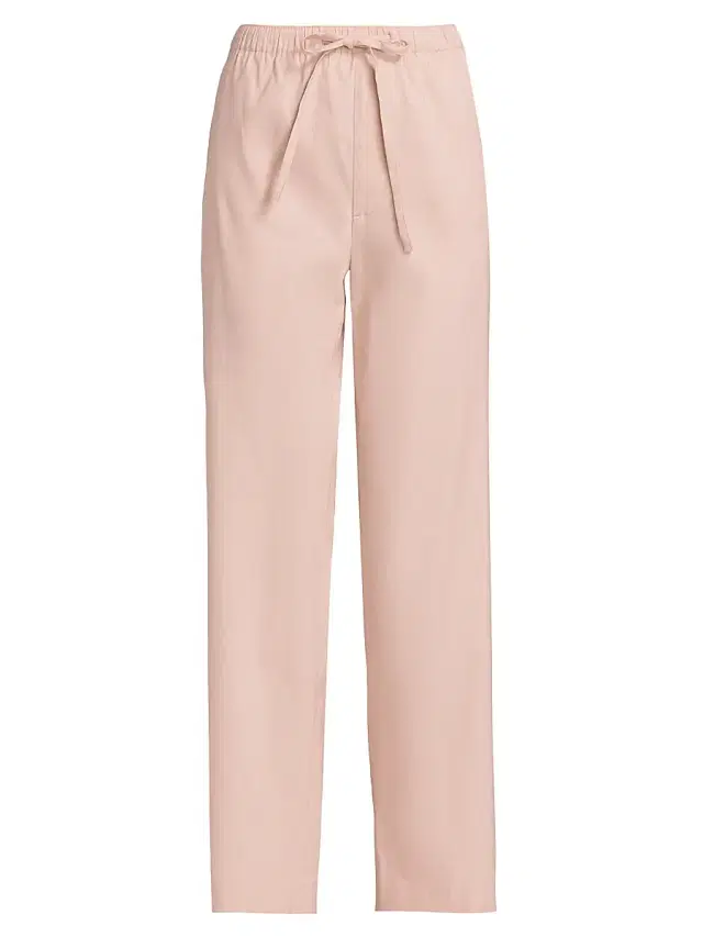 rag & bone Women's Logan Linen-Blend Beach Pants - Rose
