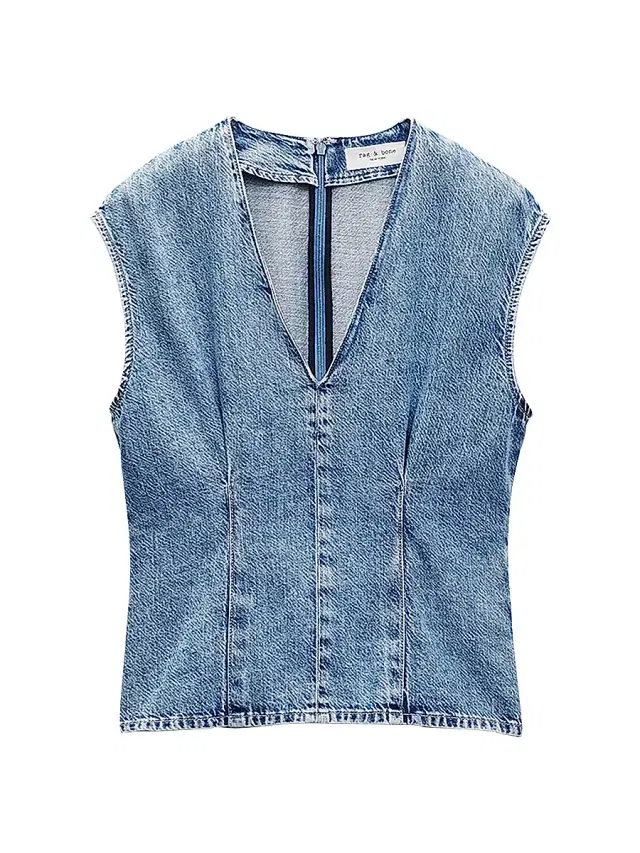 rag & bone Women's Ultra Featherweight Ava Top - Tilden