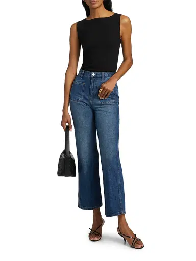 Reformation Women's Alyssa Stretch High-Rise Jeans - Mellusine - Size 31 | Thumbnail 2 Reformation Women's Alyssa Stretch High-Rise Jeans - Mellusine - Size 31 | Thumbnail 2