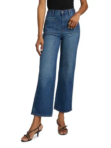 Reformation Women's Alyssa Stretch High-Rise Jeans - Mellusine - Size 31 | Thumbnail 3 Reformation Women's Alyssa Stretch High-Rise Jeans - Mellusine - Size 31 | Thumbnail 3