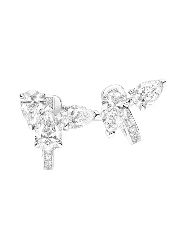 Repossi Women's Serti Sur Vide 18K White Gold & 1.40 TCW Diamond Single Earring - Right - White Gold | Thumbnail 1