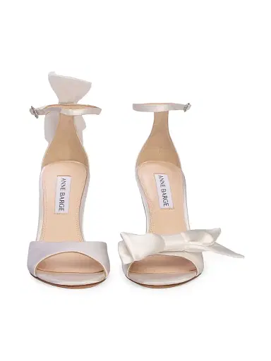 Anne Barge Women's Gala Satin Sandals - White Satin - Size 11 | Thumbnail 2