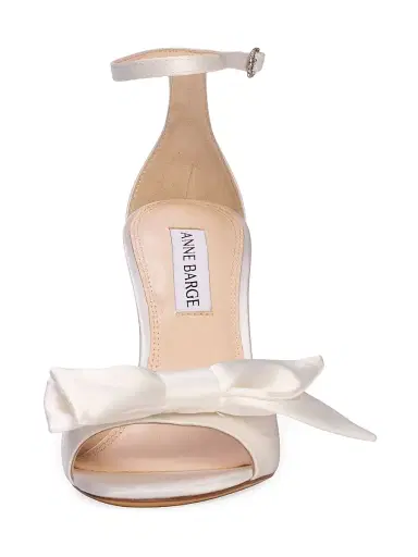 Anne Barge Women's Gala Satin Sandals - White Satin - Size 11 | Thumbnail 5