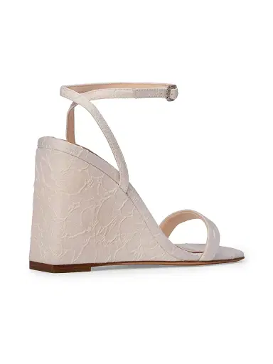 Anne Barge Women's Ella Jacquard Wedge Sandals - White Jacquard - Size 11 | Thumbnail 4
