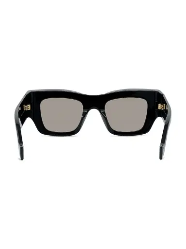 Loewe Men's x Paula's Ibiza 56MM Square Sunglasses - Shiny Black Smoke | Thumbnail 5
