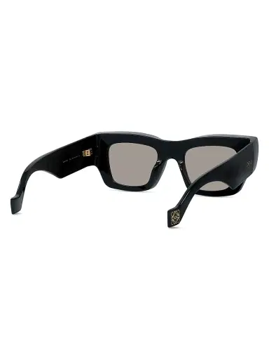 Loewe Men's x Paula's Ibiza 56MM Square Sunglasses - Shiny Black Smoke | Thumbnail 6