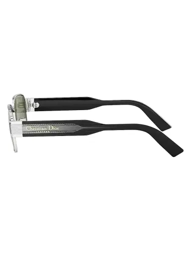 Dior Men's Christian Label S2U 54MM Rectangular Sunglasses - Black Silver Green | Thumbnail 3 Dior Men's Christian Label S2U 54MM Rectangular Sunglasses - Black Silver Green | Thumbnail 3