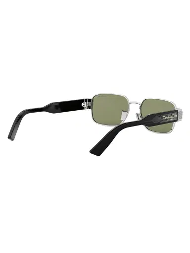Dior Men's Christian Label S2U 54MM Rectangular Sunglasses - Black Silver Green | Thumbnail 6 Dior Men's Christian Label S2U 54MM Rectangular Sunglasses - Black Silver Green | Thumbnail 6