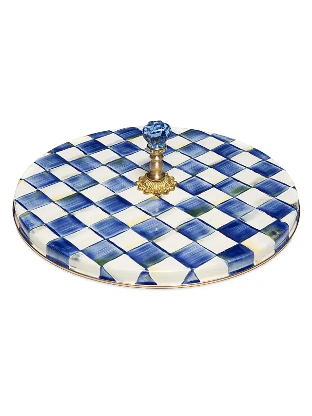Royal Check Enamel Cheese Course