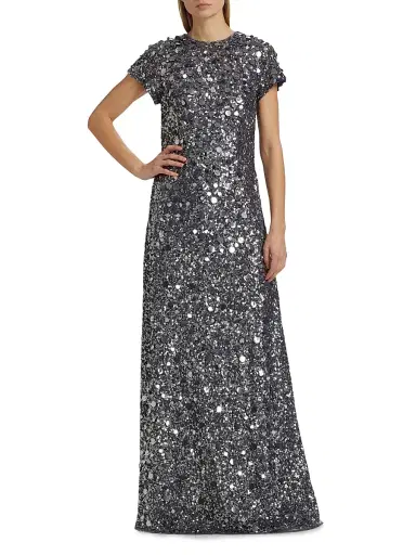 Atelier Prabal Gurung Women's Jodie Embellished A-Line Gown | Thumbnail 2 Atelier Prabal Gurung Women's Jodie Embellished A-Line Gown | Thumbnail 2