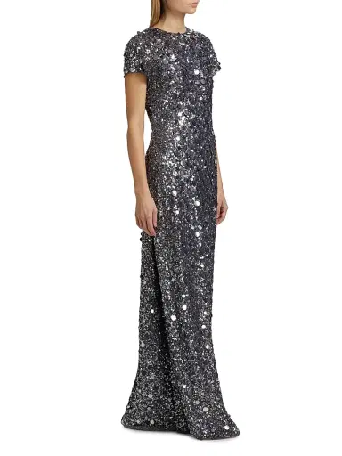 Atelier Prabal Gurung Women's Jodie Embellished A-Line Gown | Thumbnail 4 Atelier Prabal Gurung Women's Jodie Embellished A-Line Gown | Thumbnail 4