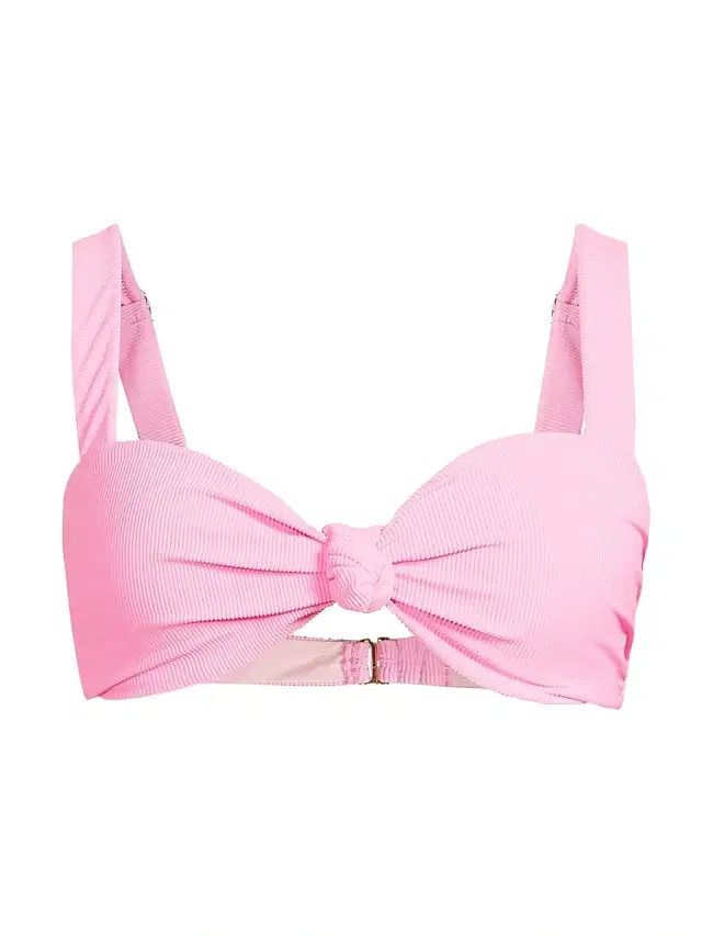 Beach Riot Women's Sophia Rib-Knit Bikini Top - Prism Pink