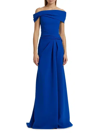 Atelier Prabal Gurung Women's Susan Draped Off-the-Shoulder Gown | Thumbnail 3 Atelier Prabal Gurung Women's Susan Draped Off-the-Shoulder Gown | Thumbnail 3