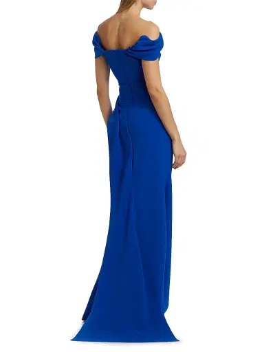 Atelier Prabal Gurung Women's Susan Draped Off-the-Shoulder Gown | Thumbnail 5 Atelier Prabal Gurung Women's Susan Draped Off-the-Shoulder Gown | Thumbnail 5