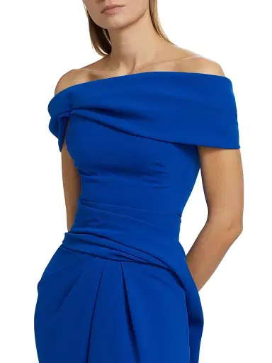 Atelier Prabal Gurung Women's Susan Draped Off-the-Shoulder Gown | Thumbnail 6 Atelier Prabal Gurung Women's Susan Draped Off-the-Shoulder Gown | Thumbnail 6