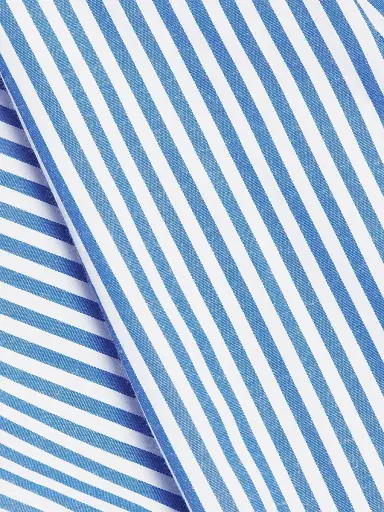 Rosie Assoulin Women's High Garden Striped Cotton Sleeveless Maxi Dress - Blue Stripe - Size 10 | Thumbnail 7