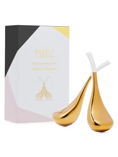 ANGELA CAGLIA Women's 2-Piece 18K Goldplated Cryo Wand Facial Set | Thumbnail 5