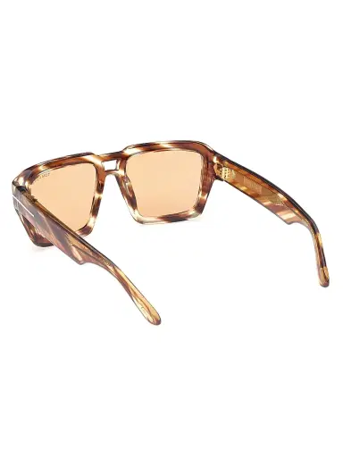 Tom Ford Men's ICON 56MM Navigator Sunglasses - Brown | Thumbnail 3 Tom Ford Men's ICON 56MM Navigator Sunglasses - Brown | Thumbnail 3