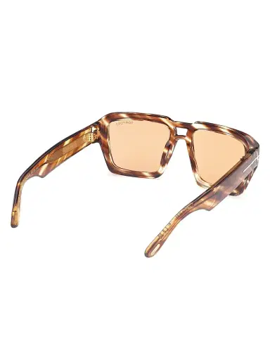 Tom Ford Men's ICON 56MM Navigator Sunglasses - Brown | Thumbnail 5 Tom Ford Men's ICON 56MM Navigator Sunglasses - Brown | Thumbnail 5