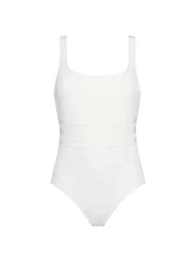 Eres Women's Glory Striped Tank One-Piece Swimsuit - Sable Fin - Size 10 | Thumbnail 1