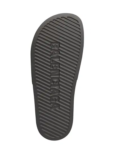 Balenciaga Men's Pool Slide Sandal - Black Gold | Thumbnail 7