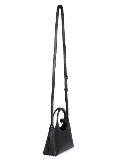 Courrèges Women's Mini Holy Day Leather Top Handle Bag - Black | Thumbnail 4