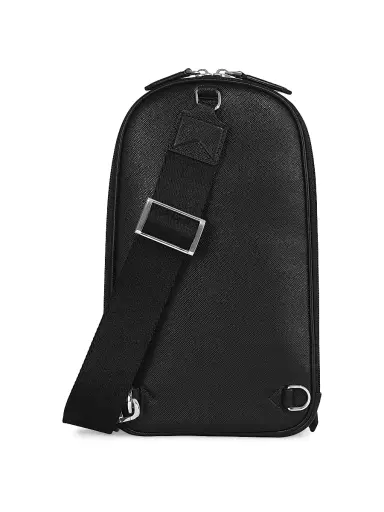 Montblanc Men's Extreme 3.0 Leather Sling Shoulder Bag - Dark Red | Thumbnail 4 Montblanc Men's Extreme 3.0 Leather Sling Shoulder Bag - Dark Red | Thumbnail 4