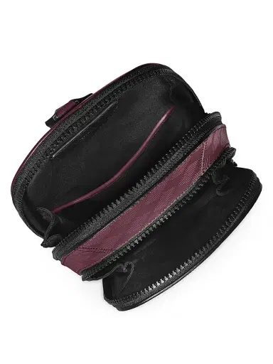 Montblanc Men's Extreme 3.0 Leather Sling Shoulder Bag - Dark Red | Thumbnail 7 Montblanc Men's Extreme 3.0 Leather Sling Shoulder Bag - Dark Red | Thumbnail 7