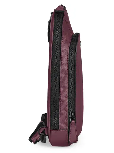 Montblanc Men's Extreme 3.0 Leather Sling Shoulder Bag - Dark Red | Thumbnail 8 Montblanc Men's Extreme 3.0 Leather Sling Shoulder Bag - Dark Red | Thumbnail 8