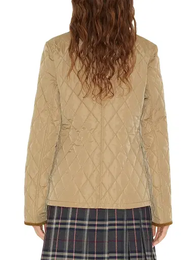 Burberry Women's Quilted Nylon Jacket - Flax Sand Ip Check - Size XXL | Thumbnail 5 Burberry Women's Quilted Nylon Jacket - Flax Sand Ip Check - Size XXL | Thumbnail 5