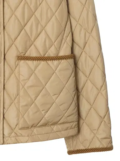 Burberry Women's Quilted Nylon Jacket - Flax Sand Ip Check - Size XXL | Thumbnail 6 Burberry Women's Quilted Nylon Jacket - Flax Sand Ip Check - Size XXL | Thumbnail 6