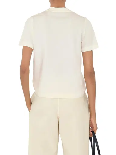 Burberry Women's Knight Stamp Cotton T-Shirt - Chalk | Thumbnail 5